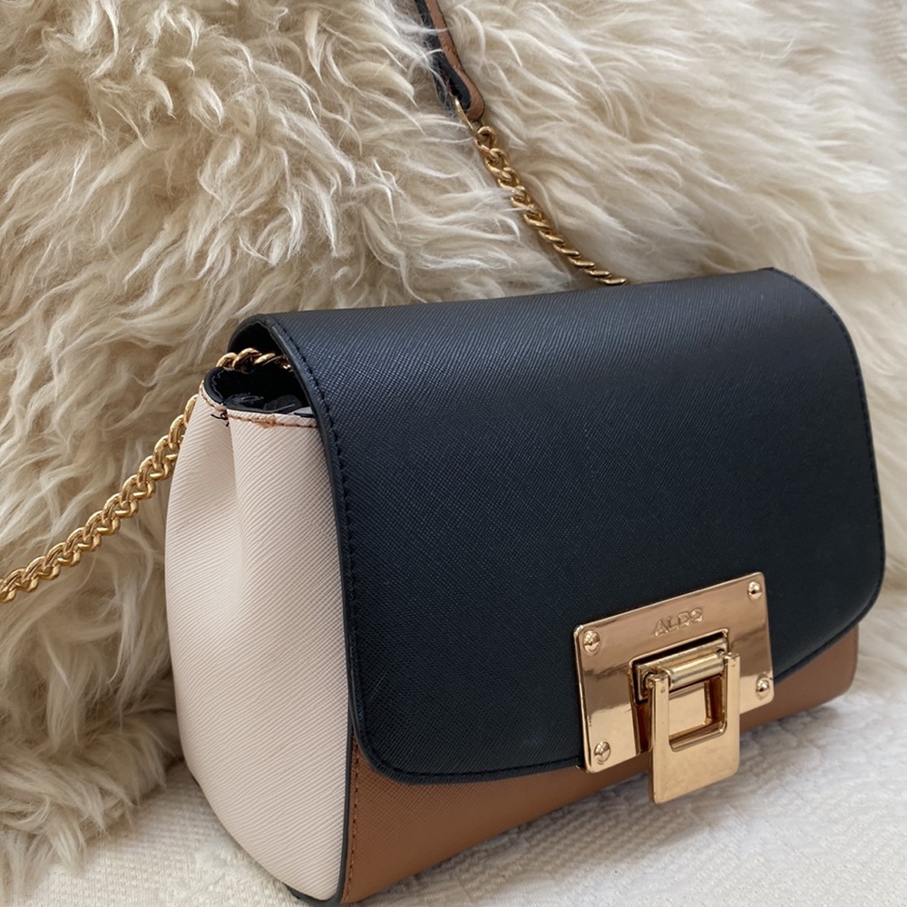 Saffiano Leather-Look Crossbody